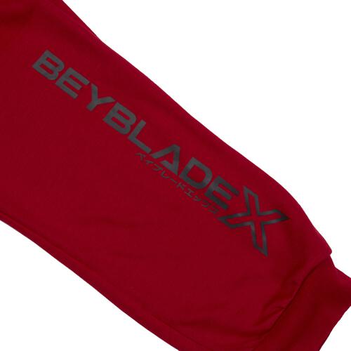 ベイブレードエックス 長袖パジャマ ロゴプリント ブラック×130cm ベビーザらス限定