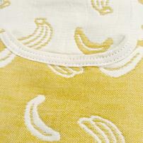 6重織ガーゼスタイ 2枚組 バナナ (バナナ×フリー) ベビーザらス限定