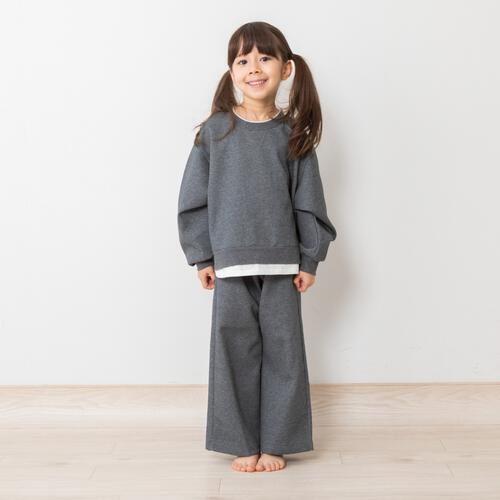 【Babies&ldquo;R&rdquo;Us&times;】機能性おばけ ドライスウェット ワイドパンツ グレー&times;140cm