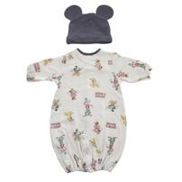ディズニー 新生児2WAYドレス 帽子付き レトロミッキー＆フレンズ ベビーザらス限定
