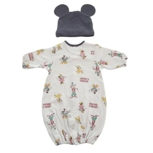 ディズニー 新生児2WAYドレス 帽子付き レトロミッキー＆フレンズ ベビーザらス限定