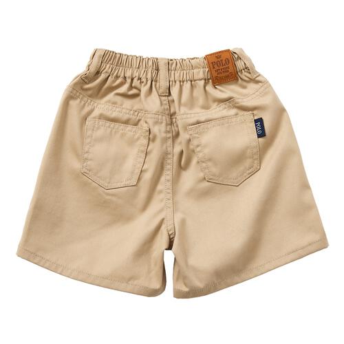 POLO BCS ロゴクマ総柄ハーフパンツ ベージュ&times;100cm ベビーザらス限定