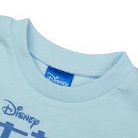 Disney ディズニー スティッチ 長袖Tシャツ 天竺 ライトブルー&times;90cm ベビーザらス限定