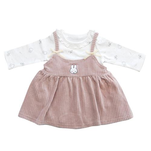 miffy ミッフィー キャミソール付きロンパース ミディアムピンク×80cmベビーザらス限定