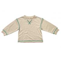 ベビーザらス限定　sophitica ミニ裏毛 デイリートレーナー(ベージュ&times;100cm)