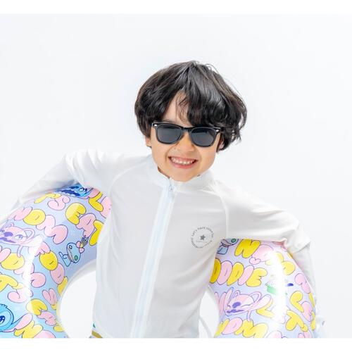 キッズサングラス スクウェア ブラック