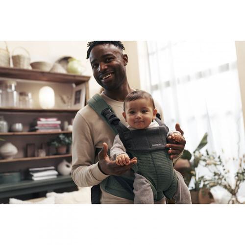 BabyBjorn ベビービョルン ベビーキャリア HARMONY ダークグリーン 抱っこ紐 最上級モデル 対面抱っこ 対面抱っこ 前向き抱っこ おんぶ 3Dメッシュ素材 簡単装着 新生児～15.0kg メーカー直送品