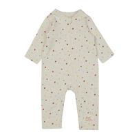 【FirstCloset×mioさん】 長袖ファスナーオール 星柄 裏毛 ナチュラル×70cm ベビーザらス限定