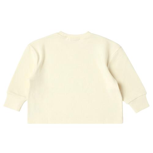 【TOMICA kie_158さんプロデュース】TOMICA トミカ 長袖トレーナー 図鑑プリント ホワイト×100cm