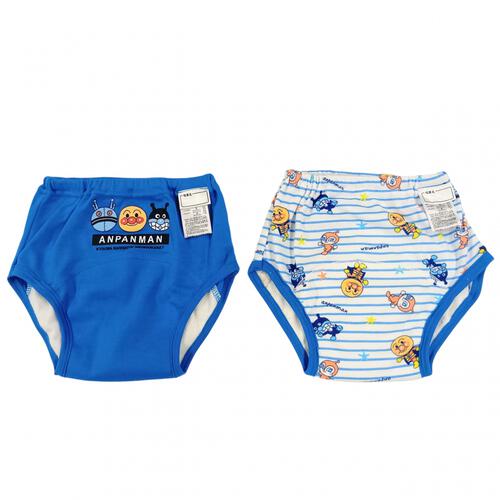 ANPANMAN アンパンマン トレーニングパンツ 3層 2枚組 ブルー×90cm