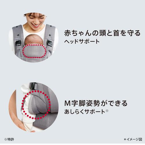 Aprica アップリカ ラクリス AB (グリーンティント) 抱っこ紐 新生児タテ対面抱っこ タテ対面抱っこ 前向き抱っこ おんぶ 腰らくサポート 簡単装着 生後14日後～3歳頃まで