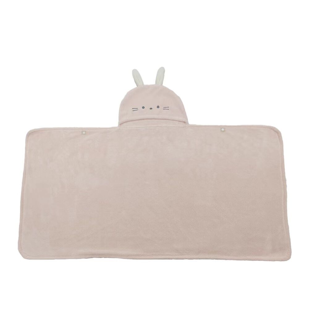 湯上りタオル ウサギ ピンク | マタニティ・ベビー用品通販のベビーザ