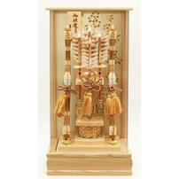 【破魔弓】白木木目調アクリルかぶせケース「桜樹」11号（209146）【メーカー直送】