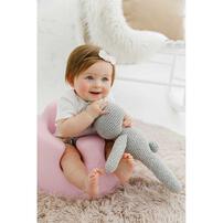 Bumbo バンボベビーソファー 専用ベルト入り (サクラピンク) ベビーシート ローチェア 軽量1.2kg 持ち運びラクラク お手入れ簡単 首がすわる頃～10kg頃対応