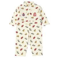 【TOMICA kie_158さんプロデュース】TOMICA トミカ つなぎ オーバーオール ホワイト×90cm