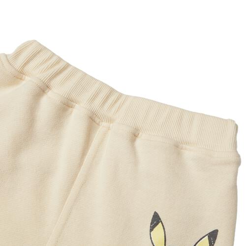 monpoke モンポケ モンキーパンツ 裏毛 ピカチュウ ナチュラル&times;110cm