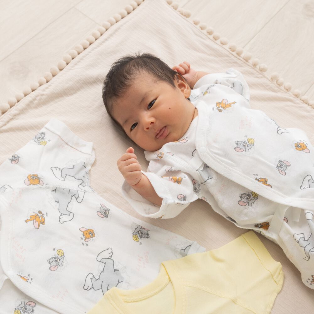 TOM&JERRY トムとジェリー 新生児肌着3点セット ベビーザらス限定