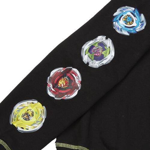 BEYBLADE X 長袖パーカー ベイブレード エックス ブラック&times;150cm