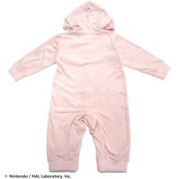 KIRBY Baby 星のカービィ フード付きカバーオール ピンク&times;80cm