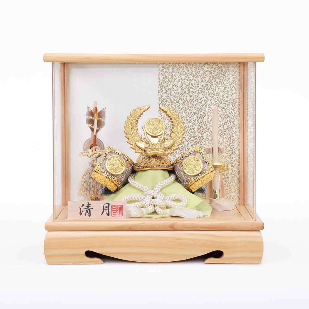 五月人形】兜ケース飾り「徳川家康兜」初節句 男の子 端午の節句