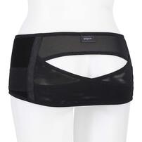 守って締める ふわキュット産後の骨盤ベルト 帝王切開対応 (ブラック×M)