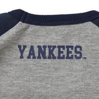 MLB ラグランボディスーツ ヤンキース グレー×70cm ベビーザらス限定