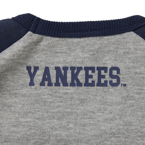 MLB ラグランボディスーツ ヤンキース グレー×70cm ベビーザらス限定