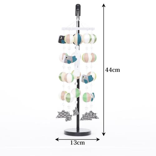 【室内鯉のぼり】まり飾り モカ 台付 (5A02) 端午の節句 男の子 こいのぼり コンパクト おしゃれ 吊るし飾り 五月人形 トイザらス・ベビーザらス限定 【メーカー直送】