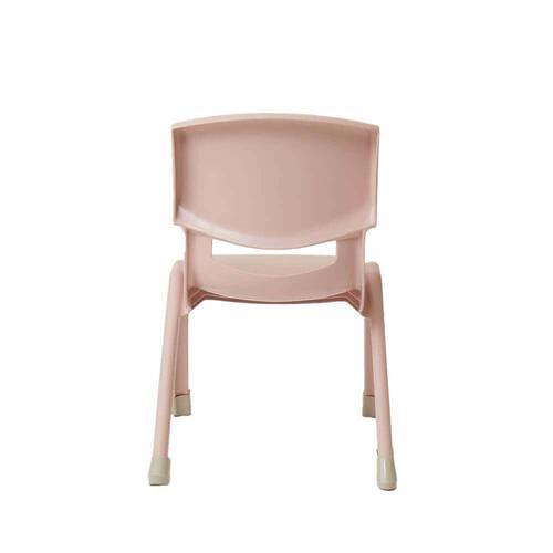 くすみカラー キッズチェア (ピンク) 室内家具 汚れや水に強い お手入れ簡単 脚カバー付き  3歳頃～対応 ベビーザらス限定