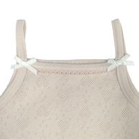 2枚組シンプルキャミソール肌着 ドット ホワイト&times;95cm ベビーザらス限定