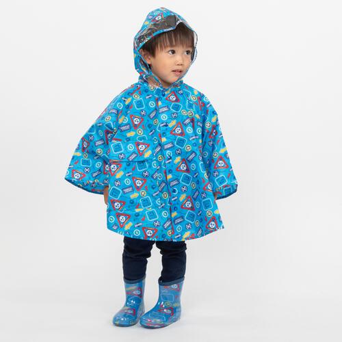 THOMAS トーマス レインポンチョ ポケッタブル 総柄 ベビーザらス限定