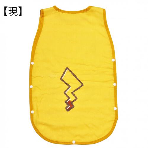 monpoke モンポケ ガーゼスリーパー 35×58 イエロー