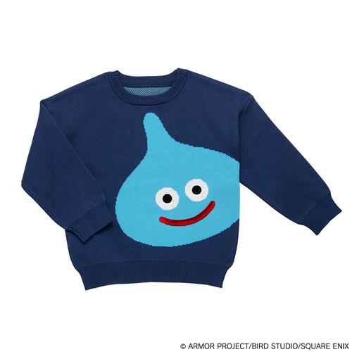 ドラクエベビー＆キッズ セーター スライム(ネイビー×約100cm)