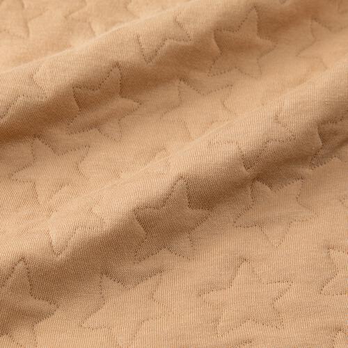 monpoke モンポケ 長袖ロンパース サロペット型 ミディアムベージュ×80cm