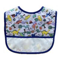 dear BABY ディアベビー ポケット付きお食事エプロン ミニミニ 恐竜 日本製(70-90) ベビーザらス限定【色ランダム】