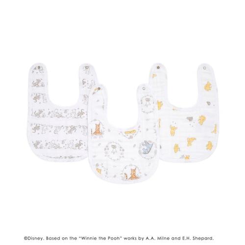 エイデンアンドアネイ エッセンシャルズ DISNEY ウィニーアンドフレンズ スナップビブ 3枚組