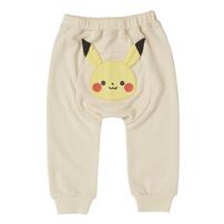 monpoke モンポケ モンキーパンツ 裏毛 ピカチュウ ナチュラル&times;110cm