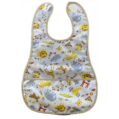 dear BABY ディアベビー ビッグポケットお食事エプロン アニマル ベビーザらス限定