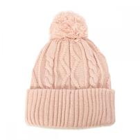 ケーブルニット帽 ミディアムピンク×50-52cm ベビーザらス限定