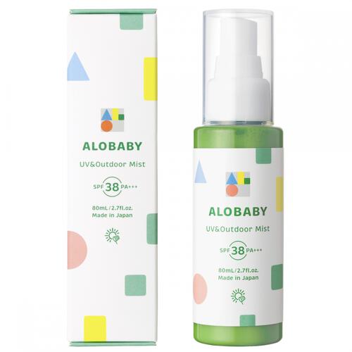 アロベビー UV＆アウトドアミスト SPF38/PA++ 80ml