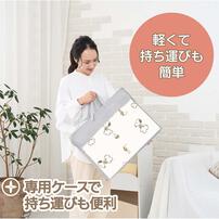 オリジナル 折りたためる！ 両面使えるベビーマット スヌーピー 【フロアマット リバーシブル仕様 収納専用ケース付き（150×150×厚さ0.8cm）】ベビーザらス限定
