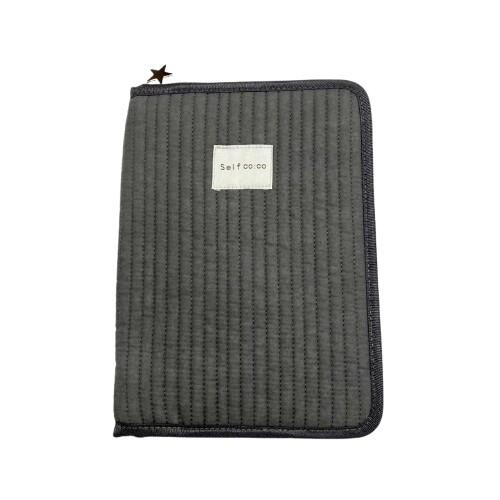 ヌビ マルチケース 無地 チャコール