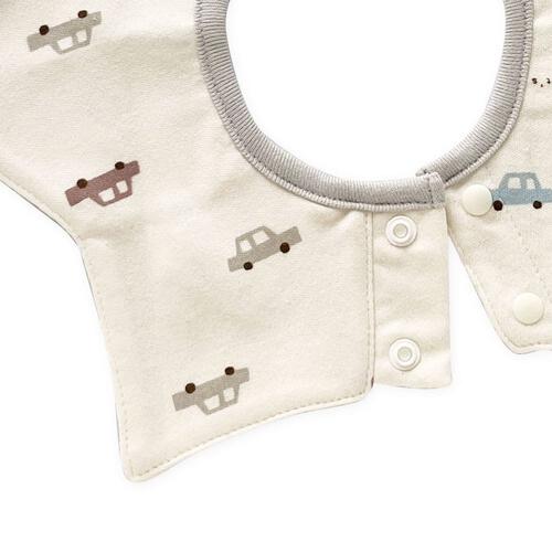 360度スタイ 2枚組 車柄(ベージュ×Free) ベビーザらス限定