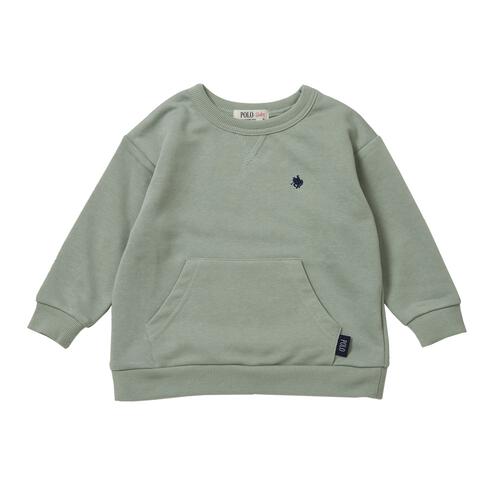 POLO BCS 馬刺繍トレーナー ターコイズ×80cmベビーザらス限定