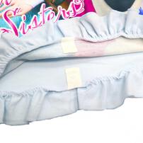 Disney ディズニー アナと雪の女王 長袖ナイトドレス フリル付き エルサ サックス×120cm ベビーザらス限定