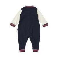 POLO BCS スタジャン風ロンパース ネイビー×80cm ベビーザらス限定