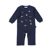 POLO BCS フラッグ刺繍ロンパース ネイビー×70-80cm ベビーザらス限定