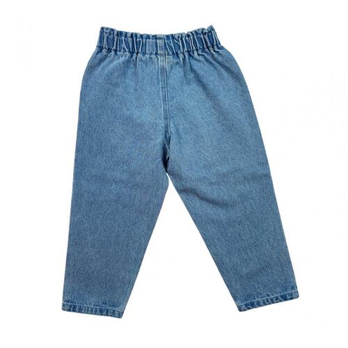 sophitica リボン刺繍デニムパンツ ネイビー&times;95cm