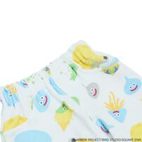 ドラクエベビー＆キッズ ジョガーパンツ 総柄 スライムたち(ホワイト&times;80cm)