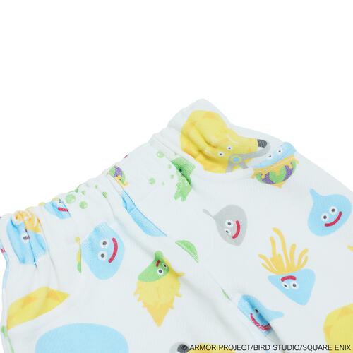 ドラクエベビー＆キッズ ジョガーパンツ 総柄 スライムたち(ホワイト&times;80cm)